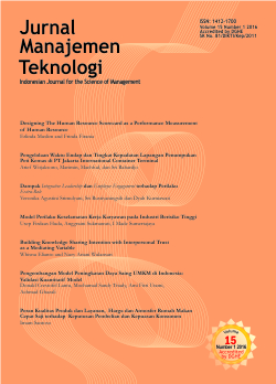 Jurnal Manajemen Teknologi